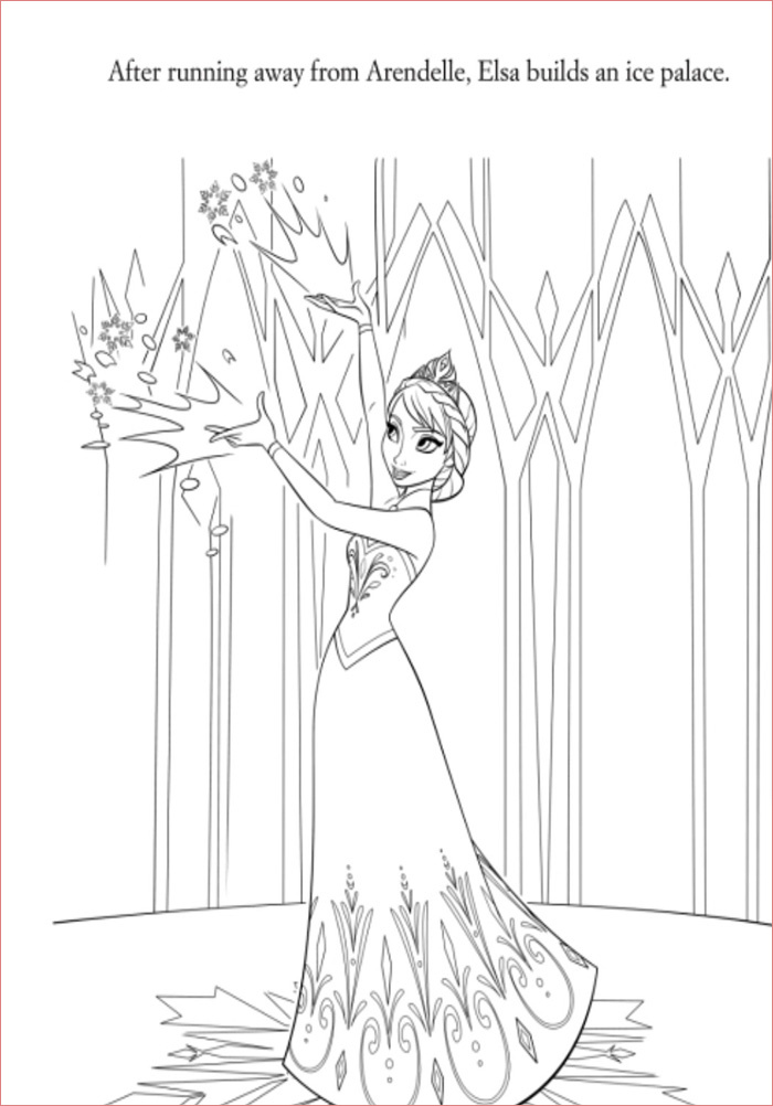 la reine des neiges elsa dessin