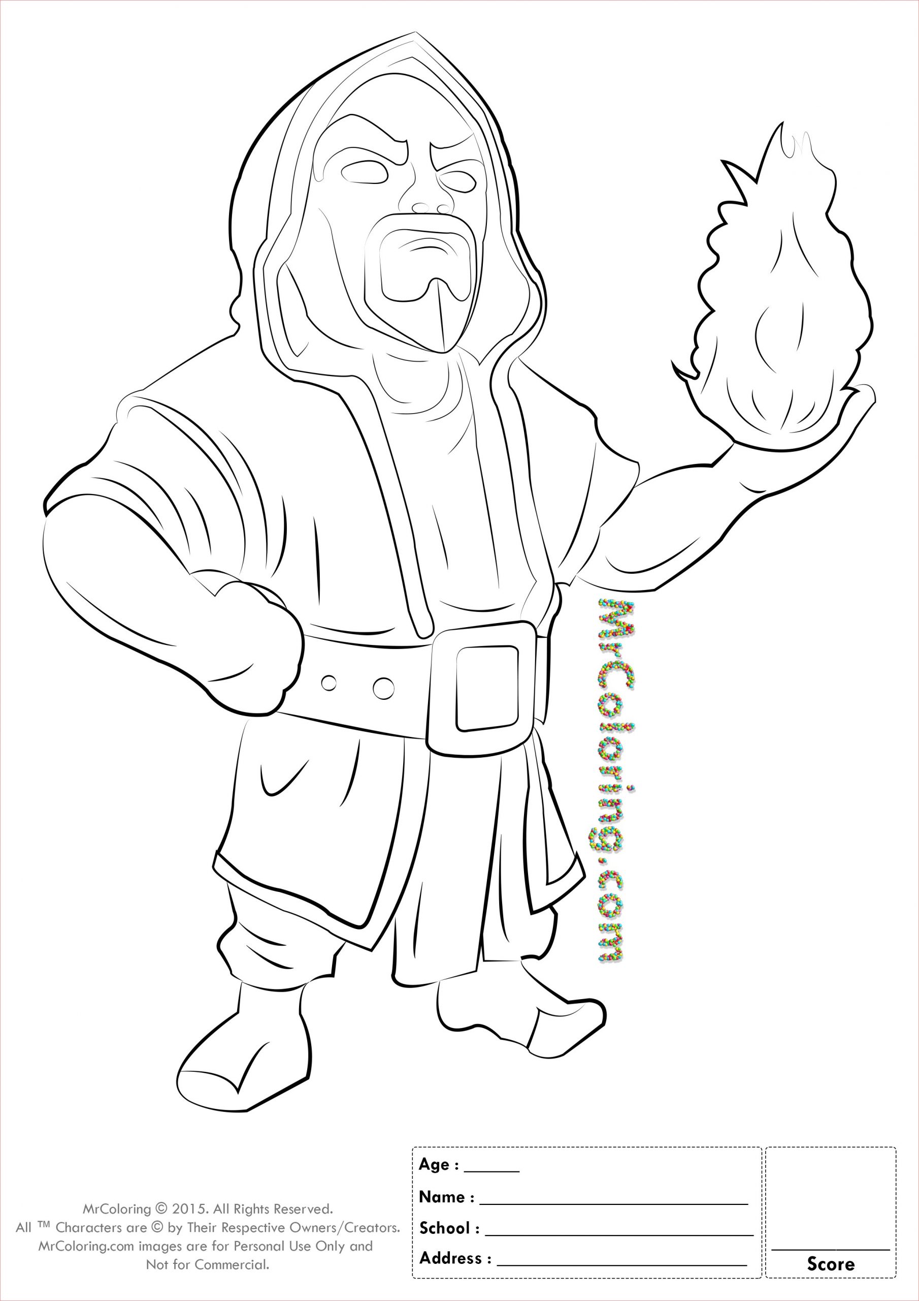 awesome clash royale coloring pages