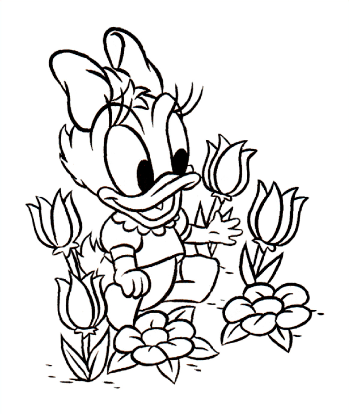 image=daisy Coloring for kids daisy 2