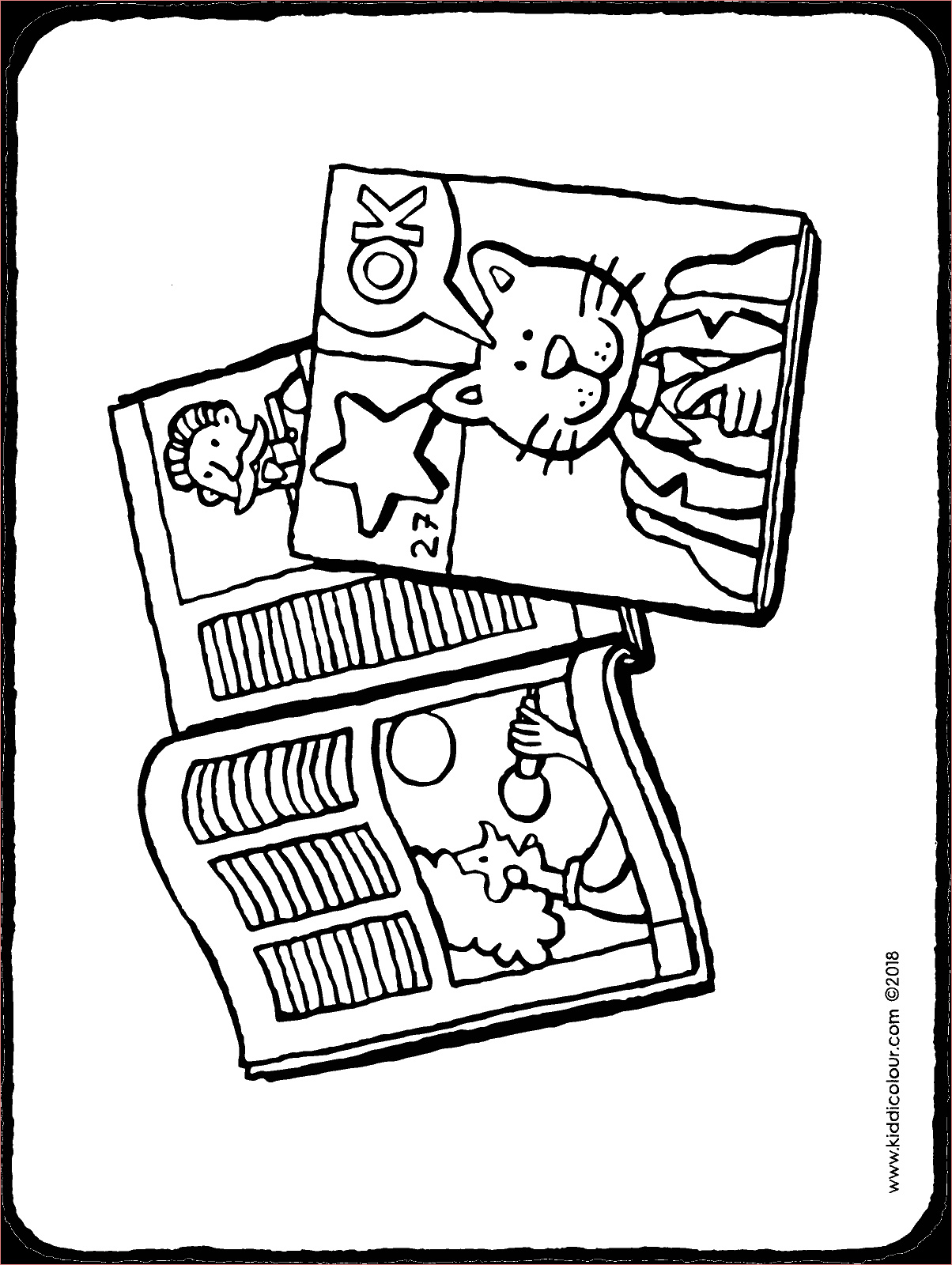 Coloriage Dessin Unique Magazine Kiddicoloriage