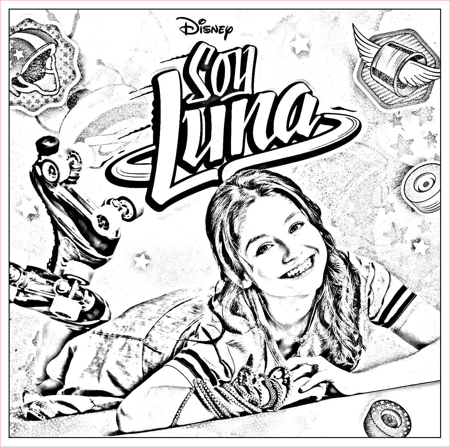 image=soy luna Coloring for kids soy luna 1