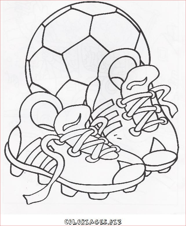 coloriage ballon de foot