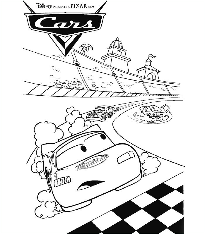 20 dessins de coloriage cars 2 en ligne a imprimer 8