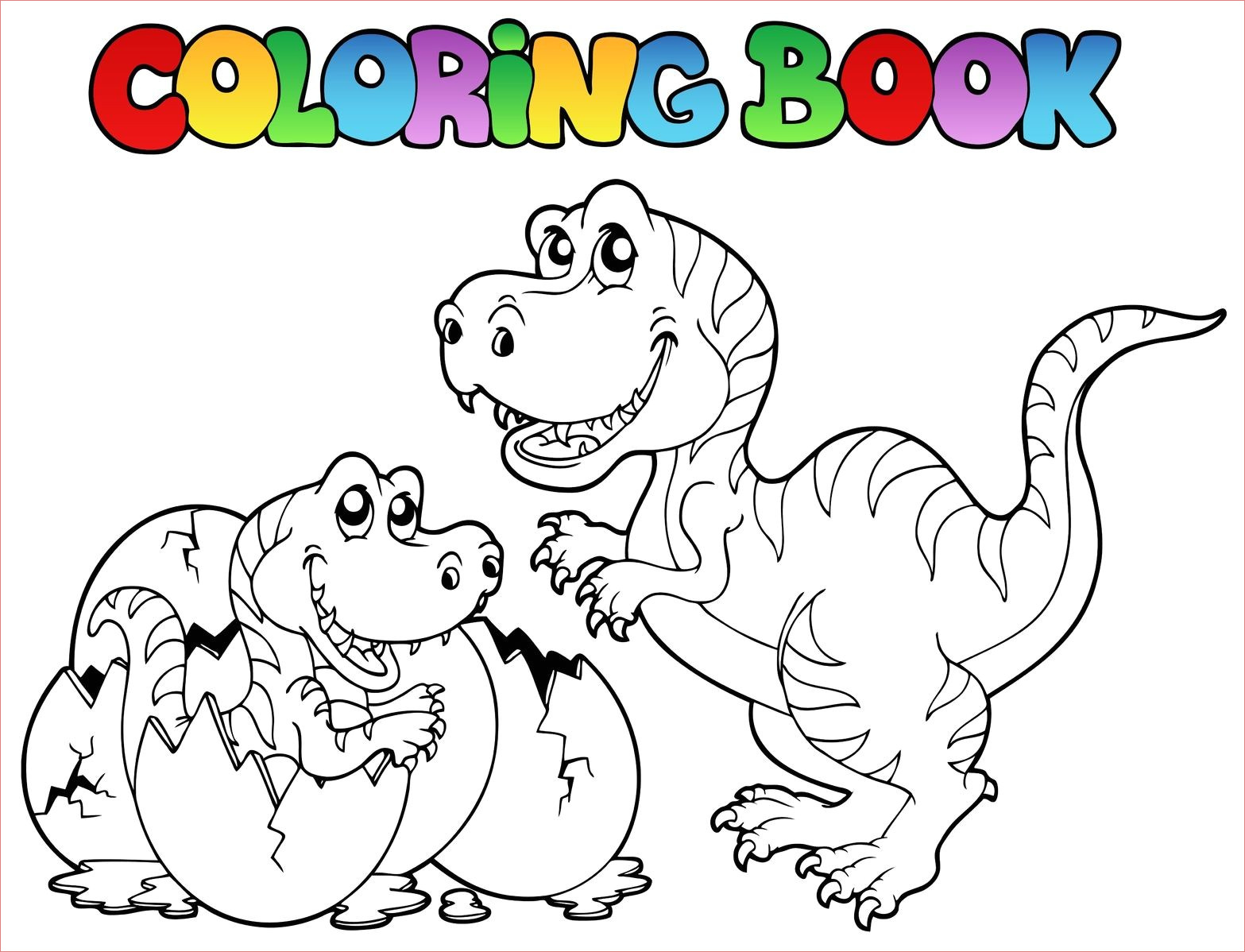 coloriage tyrannosaure a imprimer