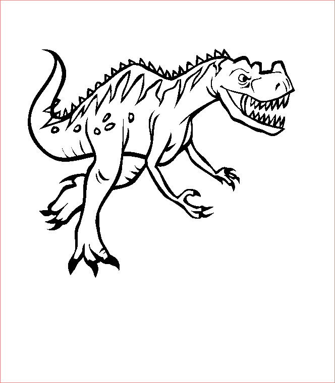 coloriage squelette tyrannosaure coloriage dinosaure les beaux dessins de animaux imprimer et