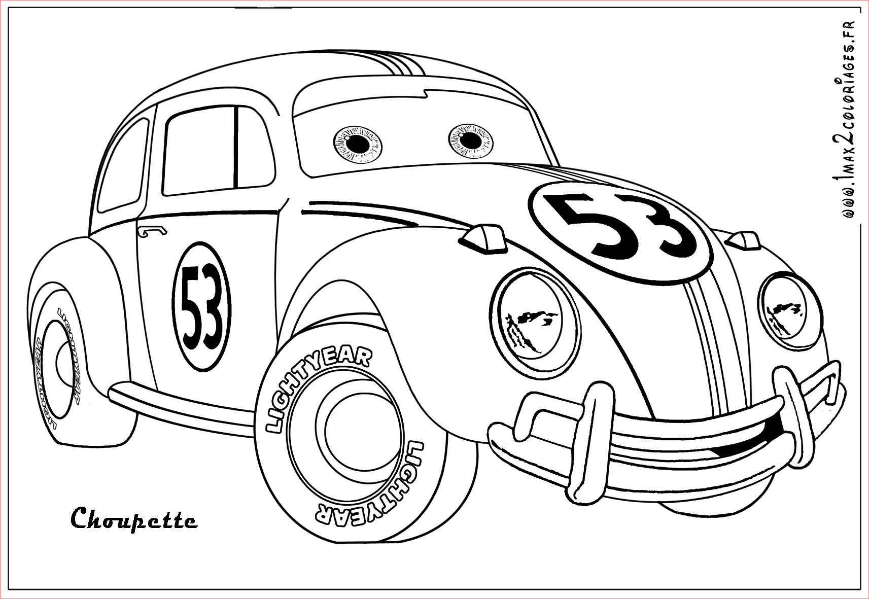 coloriage de voiture fast and furious