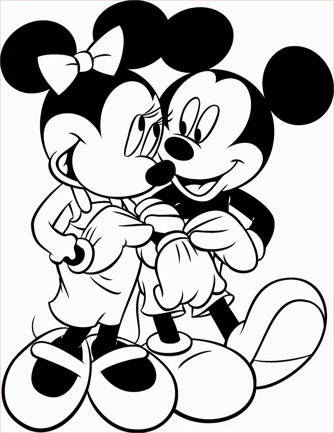 minnie mouse coloring pages show ment= &m=0