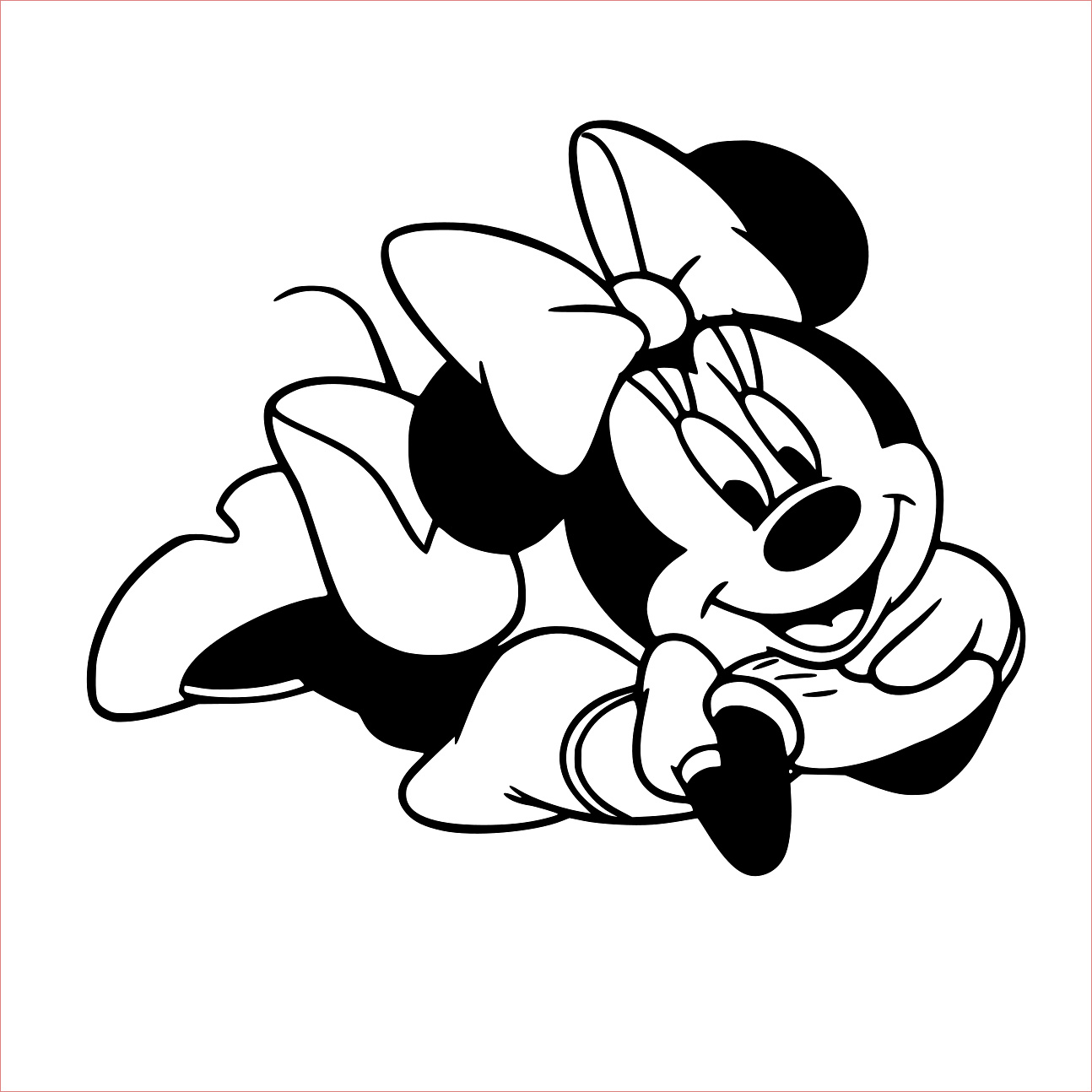 image=minnie Coloring for kids minnie 3