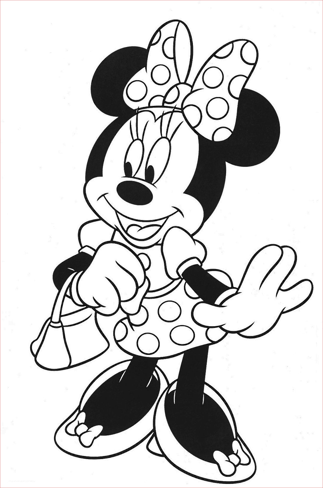 Coloriage Minnie Imprimer Gratuit Gif The Coloring Pages Bilder | My ...