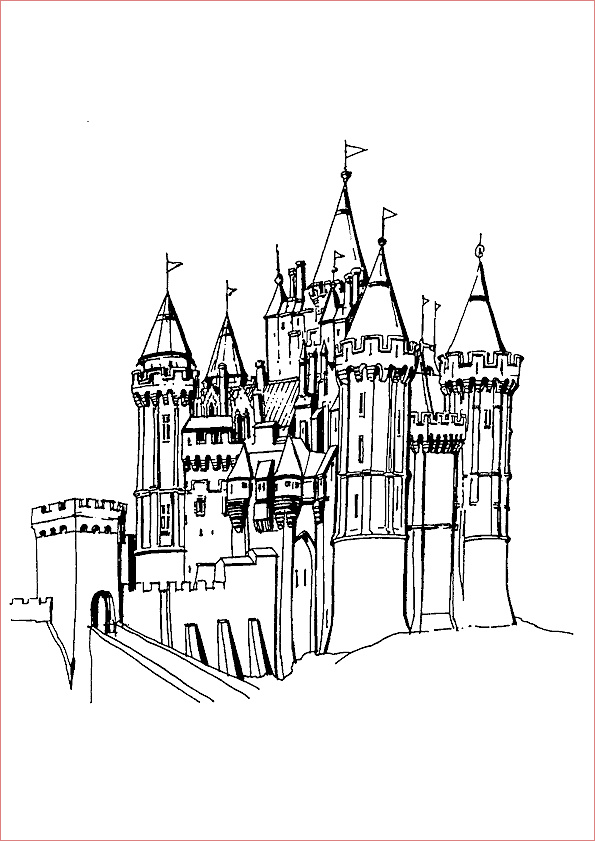 dessin chateau disney en ligne