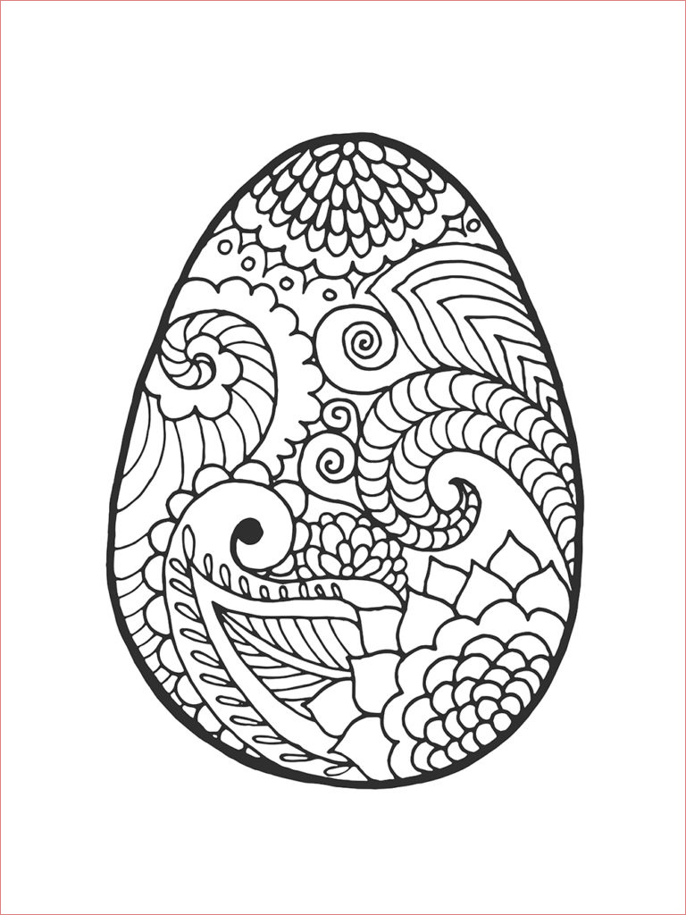 5 coloriages de paques pour adultes et enfants