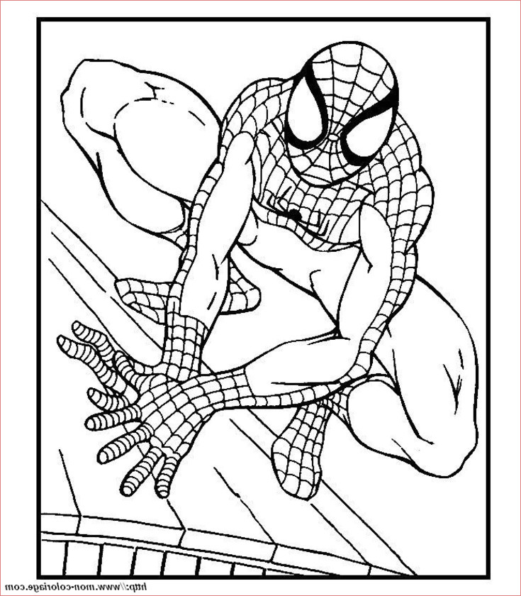 coloriage spiderman 2