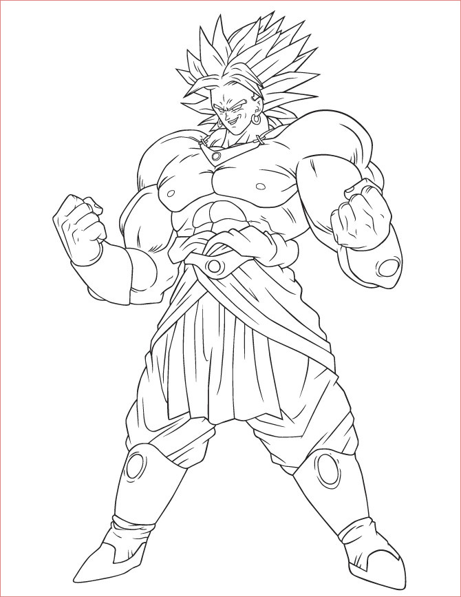 coloriage broly