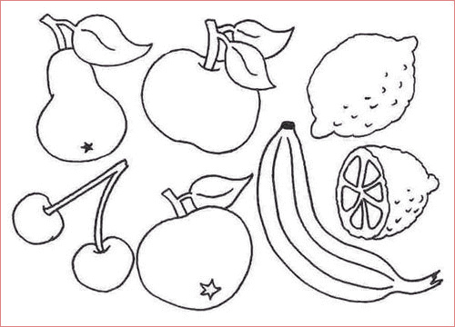 coloriage fruits et legumes maternelle