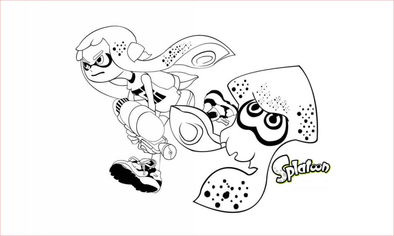 splatoon coloring pages