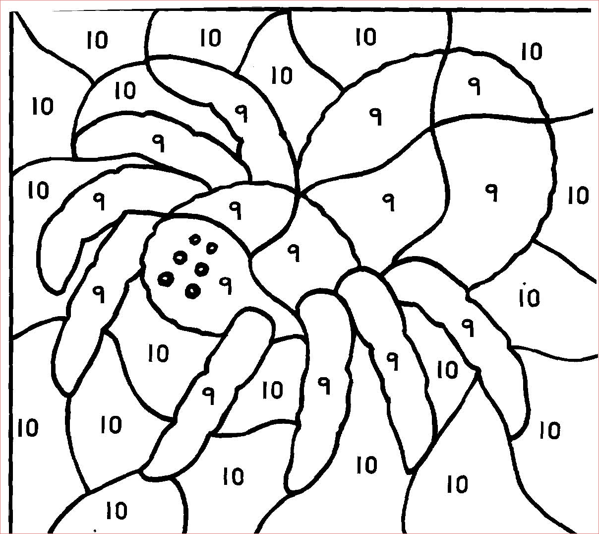 Coloriage Numero Luxe Dessins Gratuits à Colorier Coloriage Dessin A Numéro à