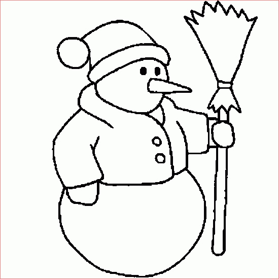 vrac coloriage bonhomme de neige