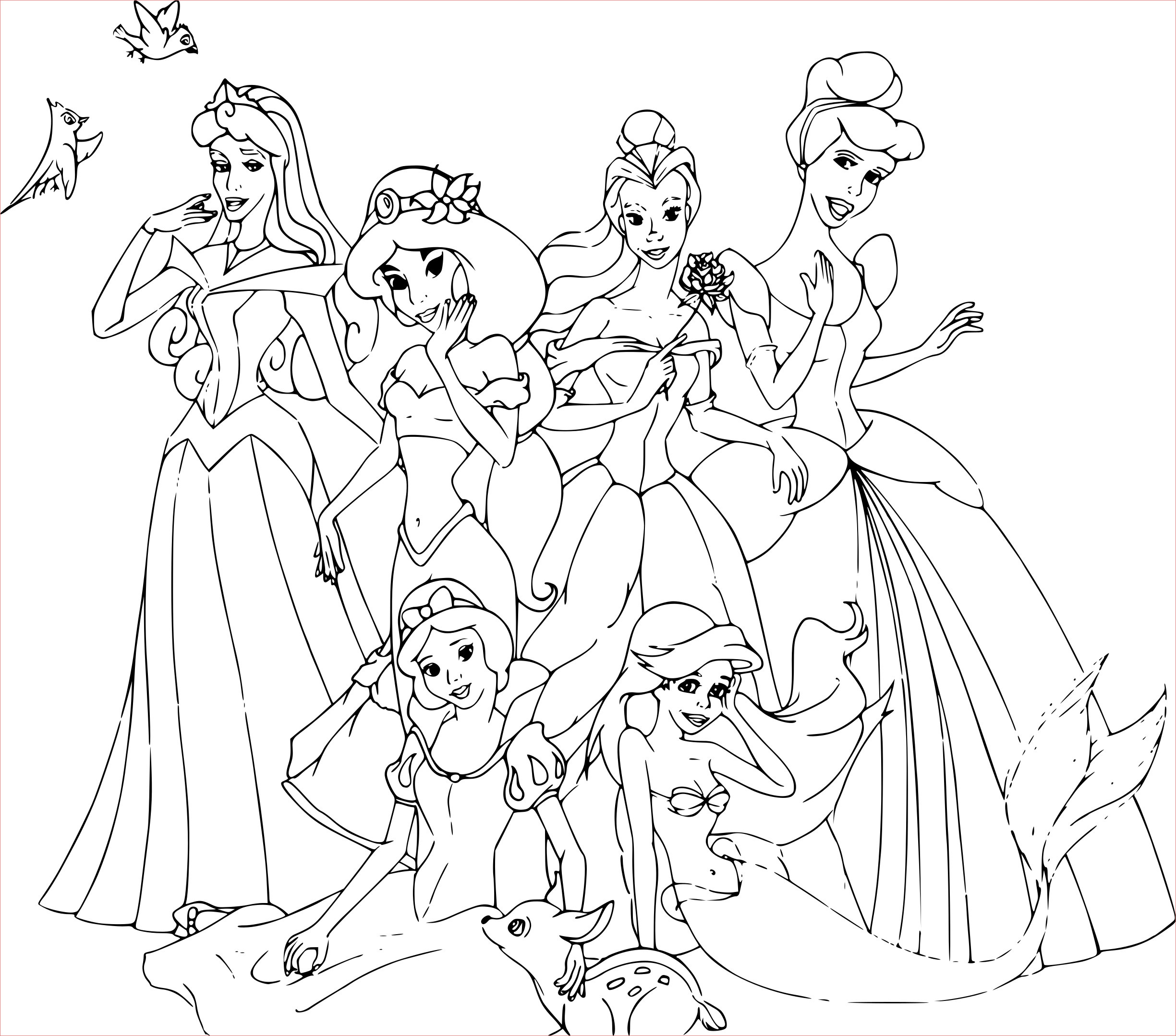 Coloriage De Princesse Disney Frais Coloriage Disney Princesse à Imprimer Sur Coloriages Fo