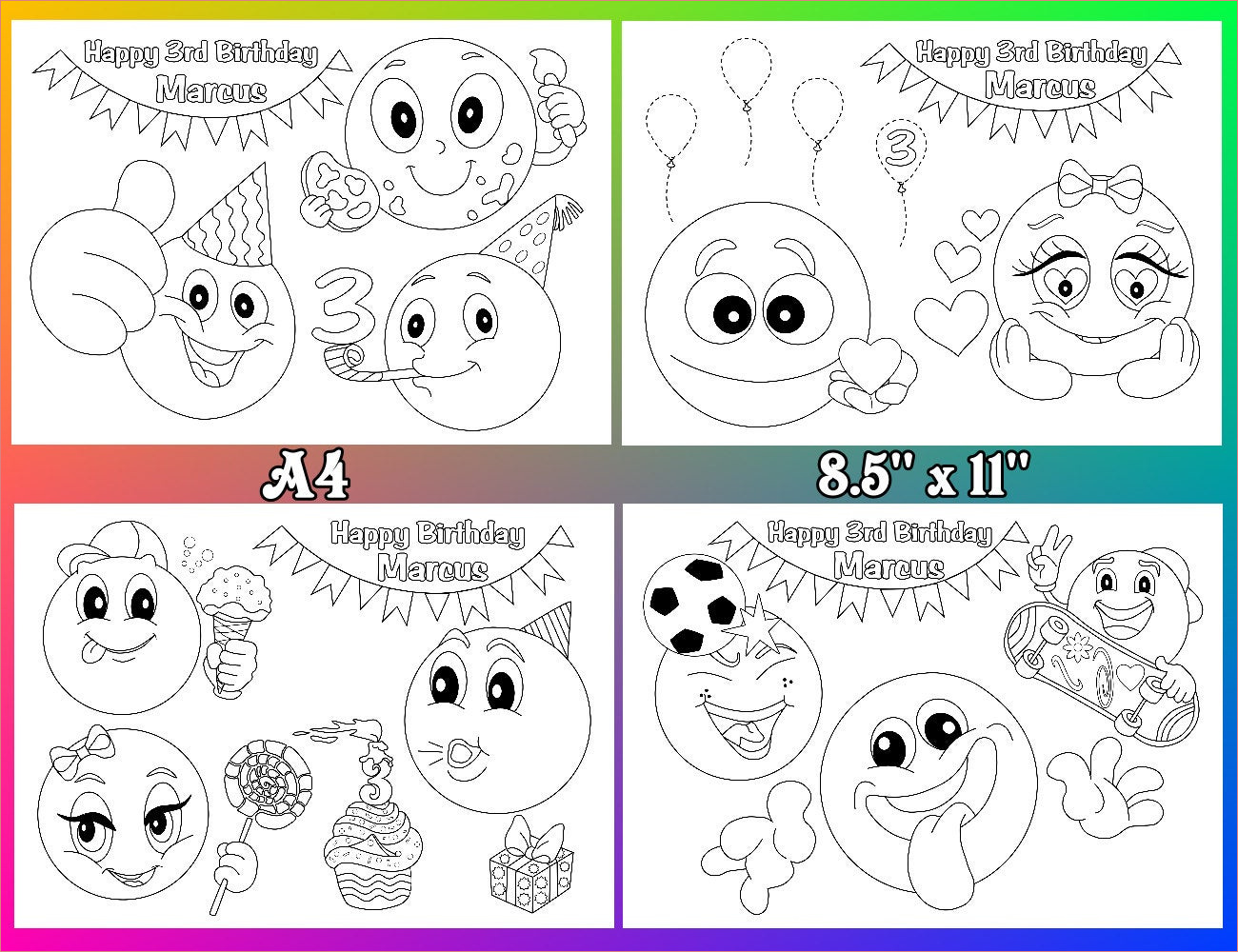 emoji da colorare file pdf pages emoji