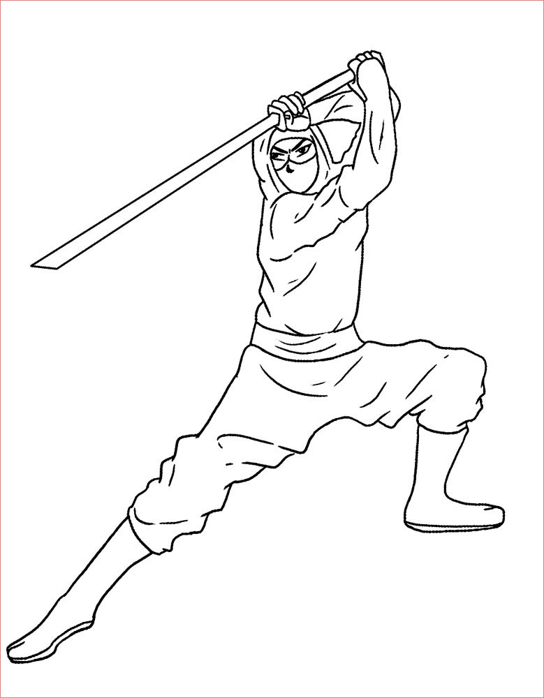 ninja coloring pages