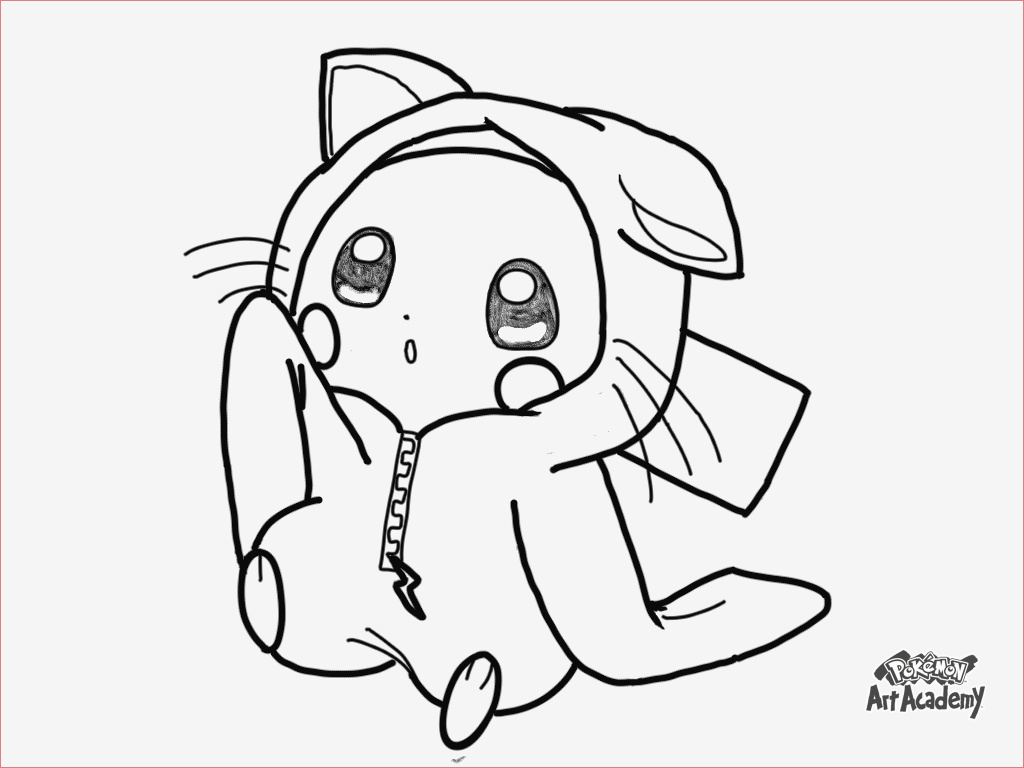 dessin en ligne pokemon pikachu