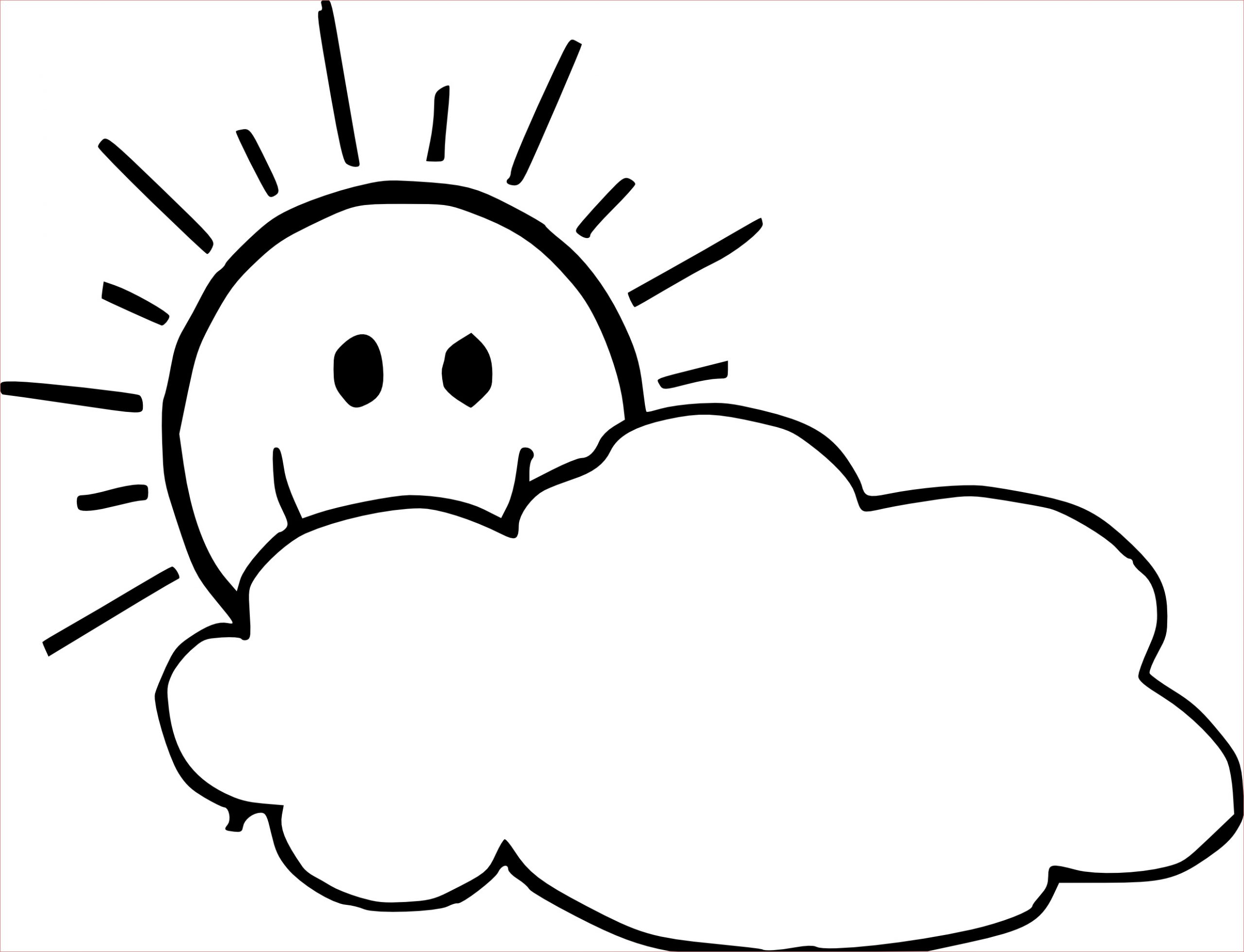 Coloriage Soleil Inspiration Coloriage Coucher De Soleil à Imprimer Sur Coloriages Fo
