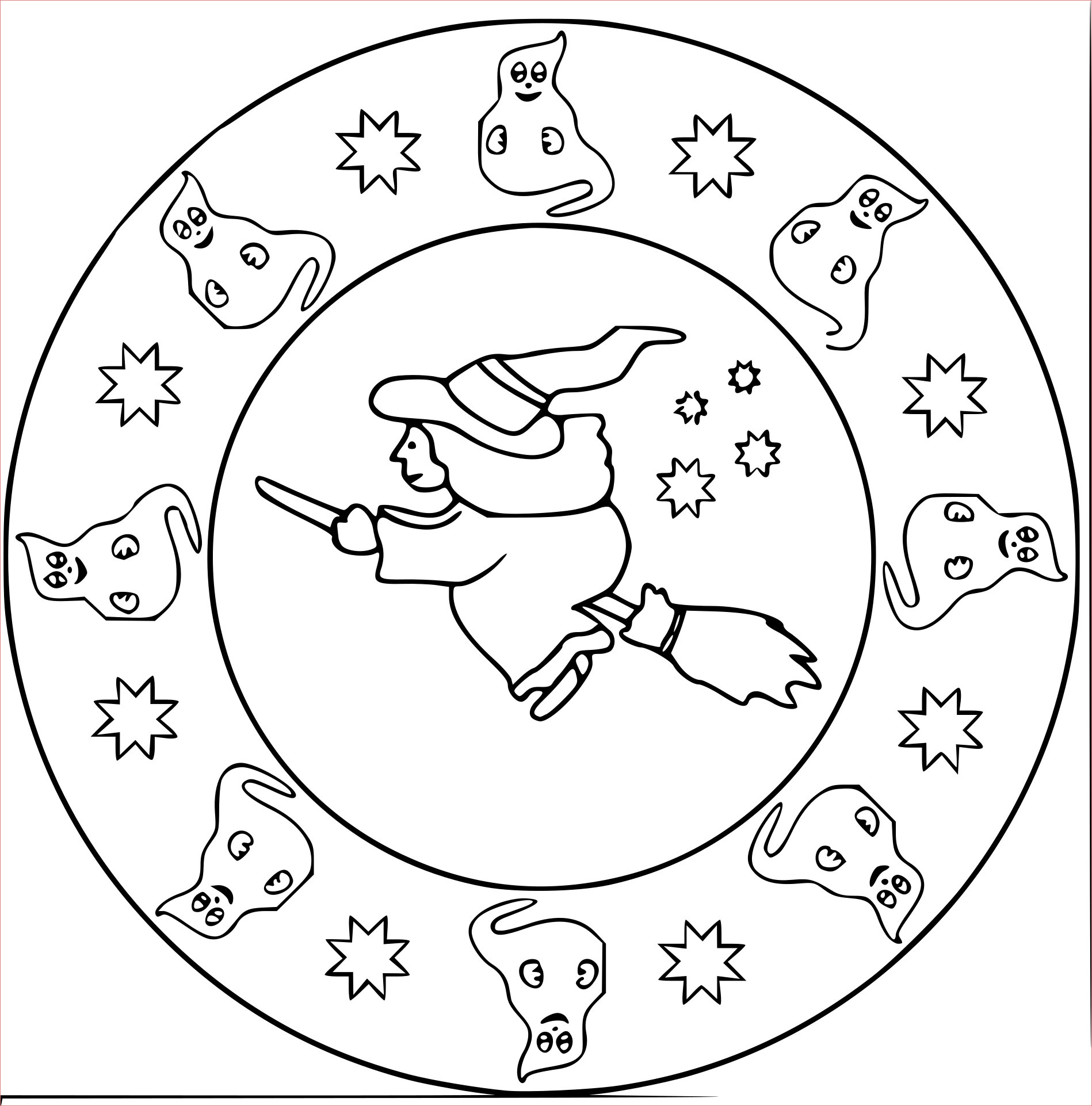 Halloween Coloriage Unique Coloriage Halloween Mandala à Imprimer