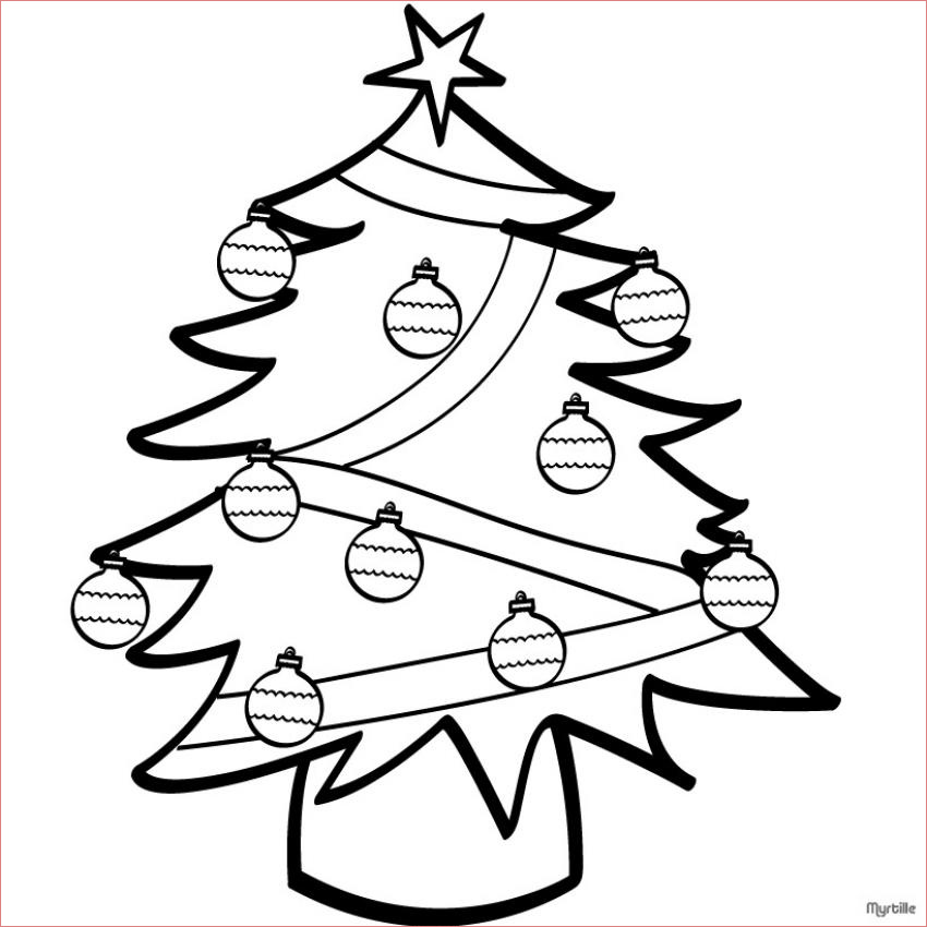 coloriages sapin