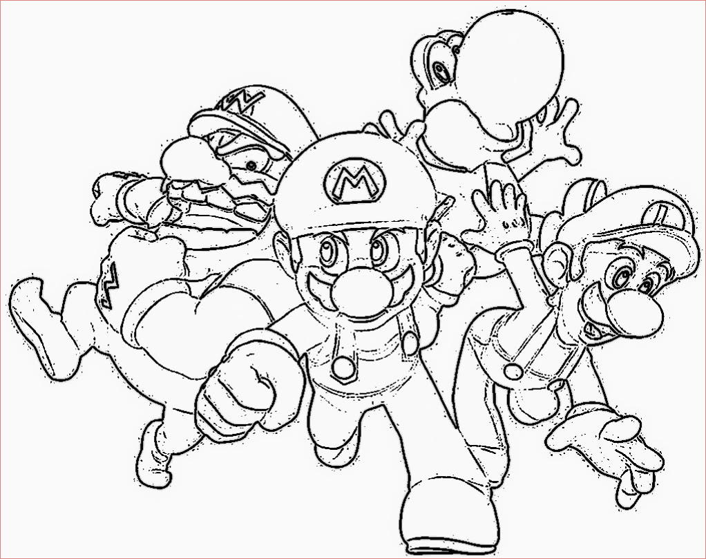 coloriage super mario 64