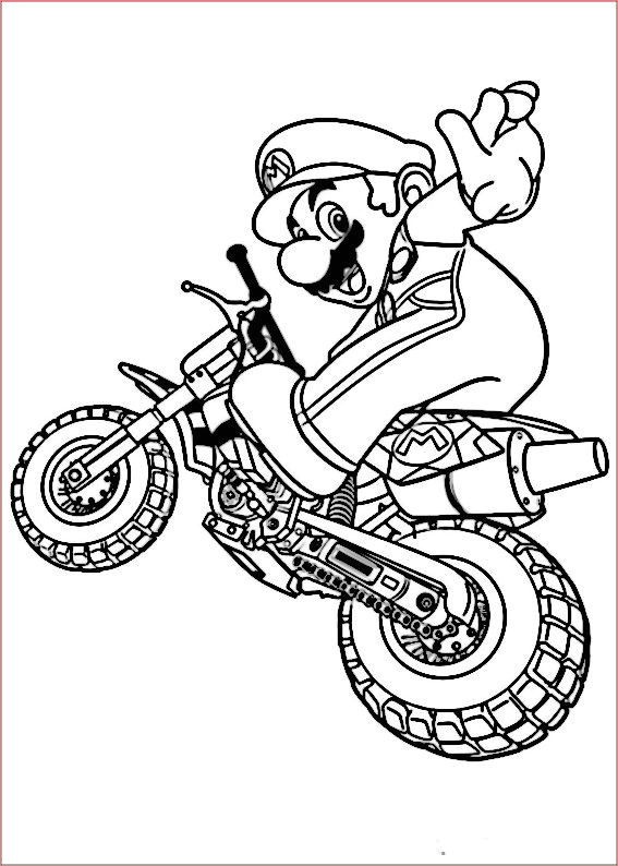 coloriage mario kart gratuit coloriage dessins dessins imprimer et la couleur en ligne mario