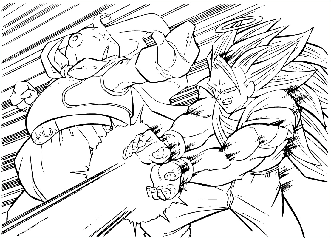 dragon ball z coloring pages