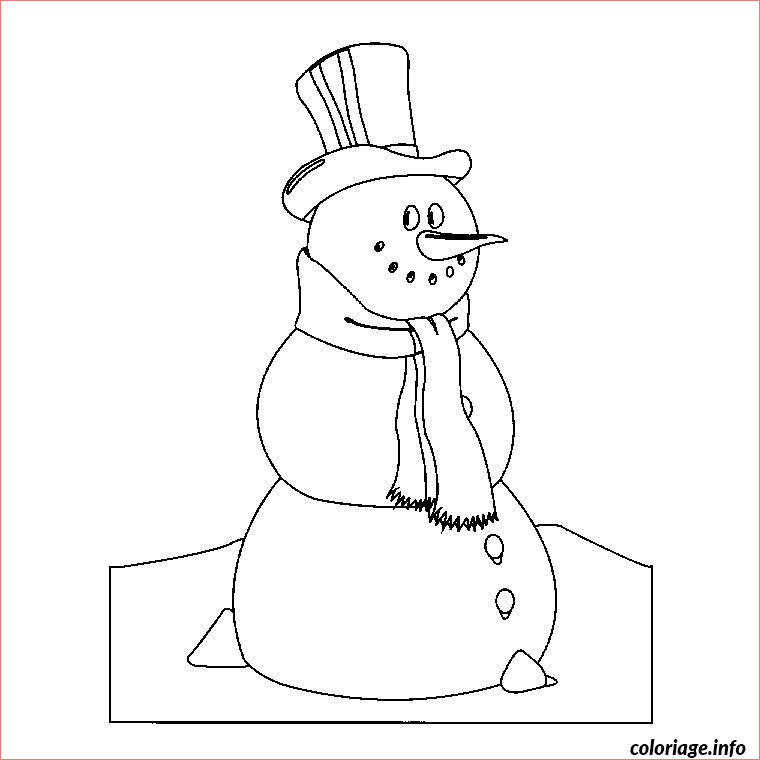 bonhomme de neige noel coloriage 1196