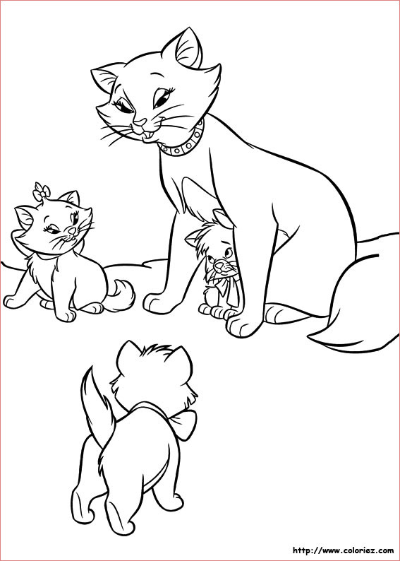 coloriage les aristochats