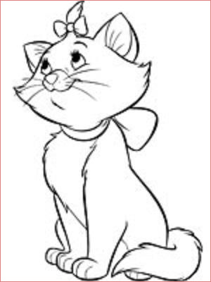coloriage aristochats marie