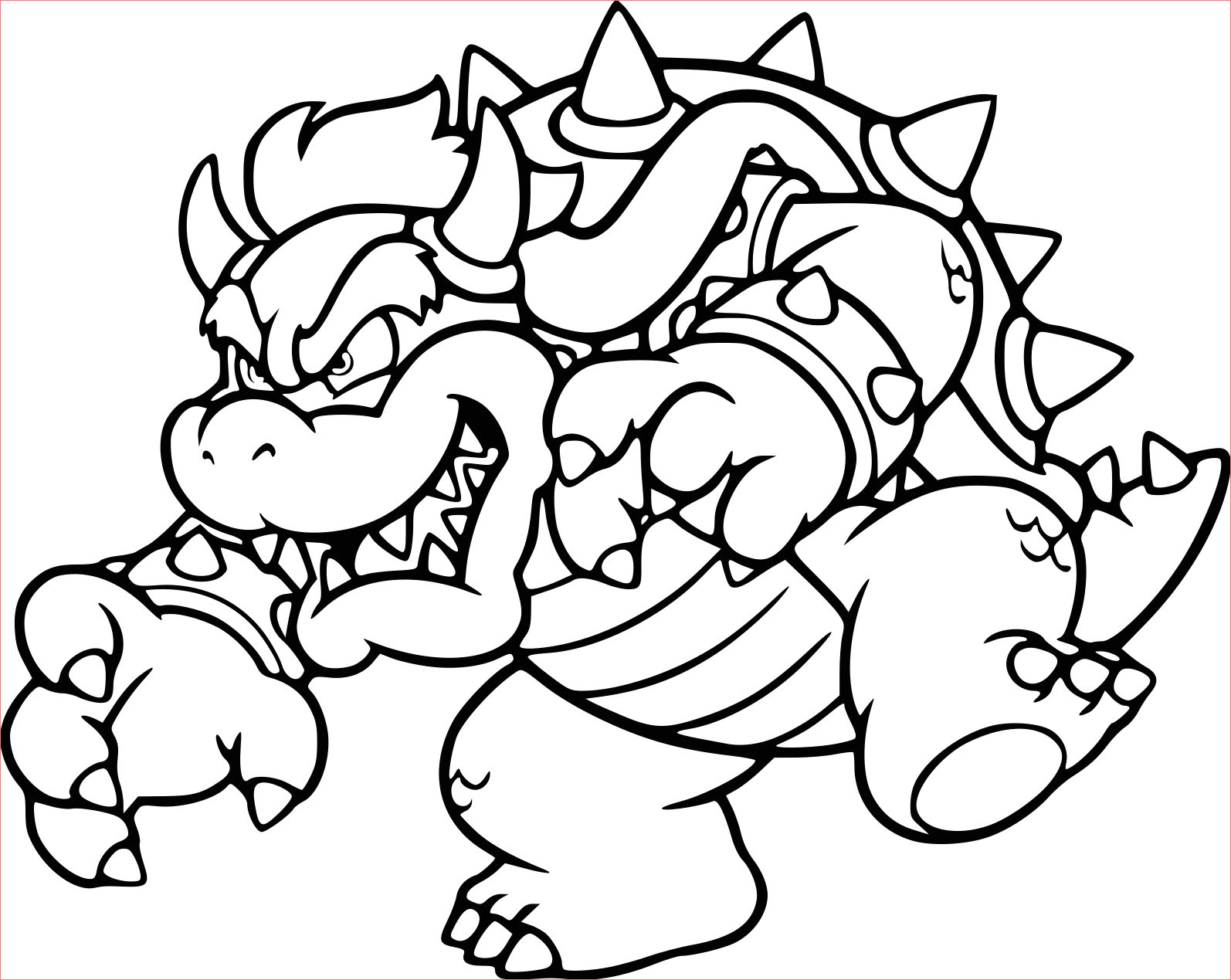 Coloriage Bowser Nice Coloriage Bowser A Imprimer Bowser Dessin Laspromcloset
