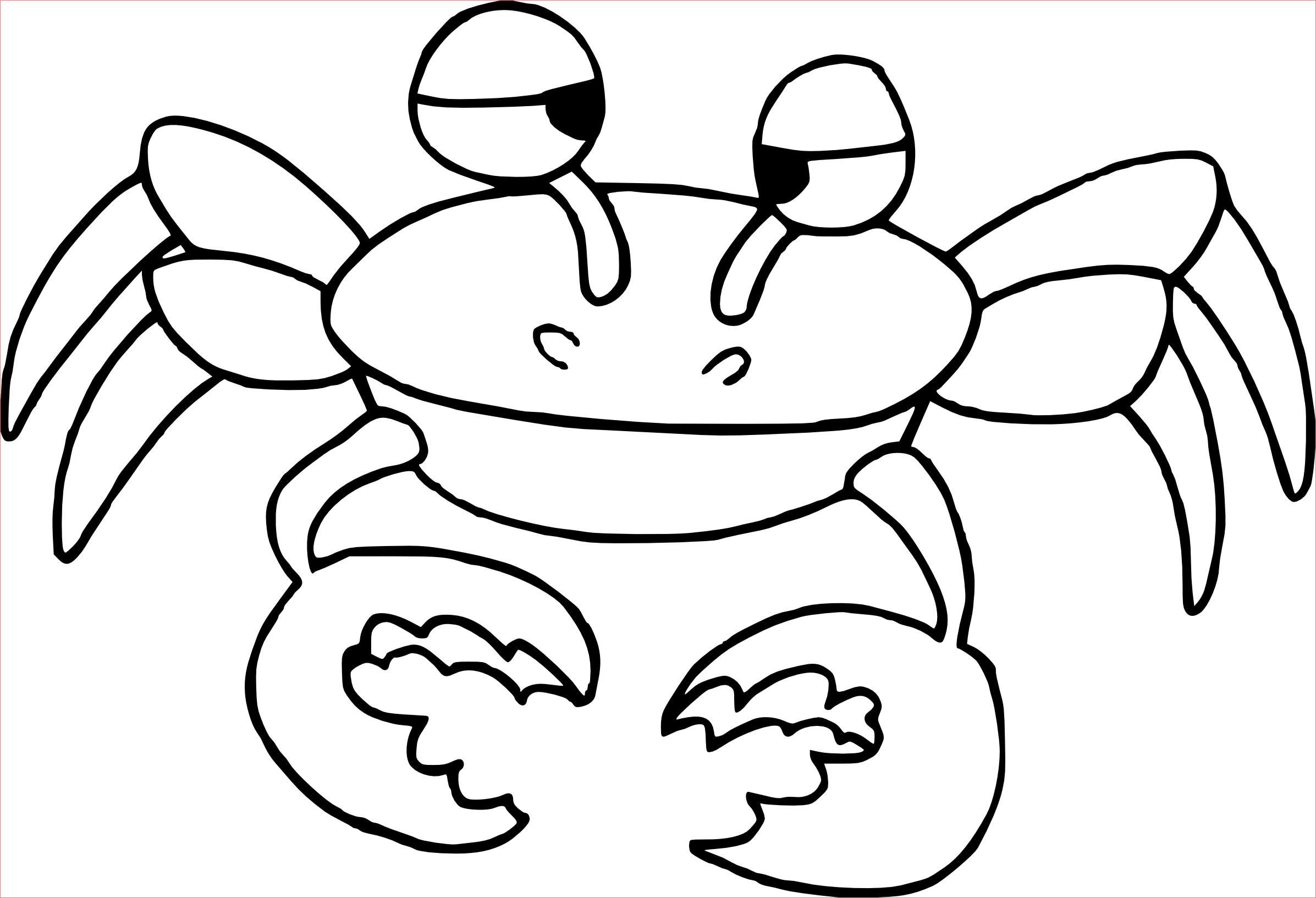 crabe dessin