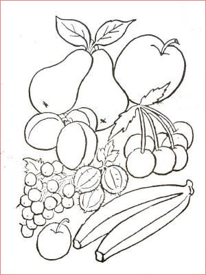 coloriages fruits et légumes