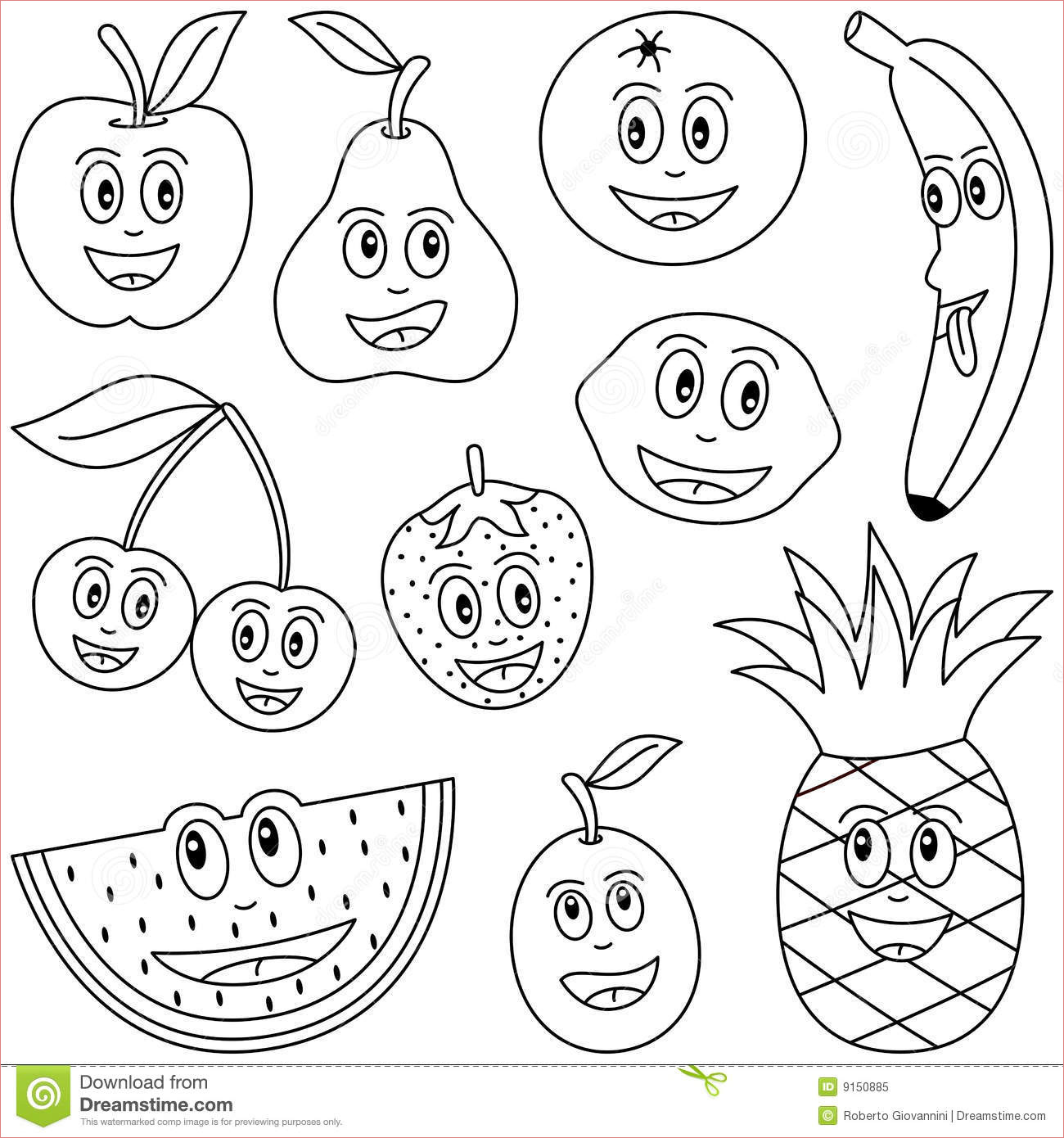 royalty free stock photo coloring fruit kids image