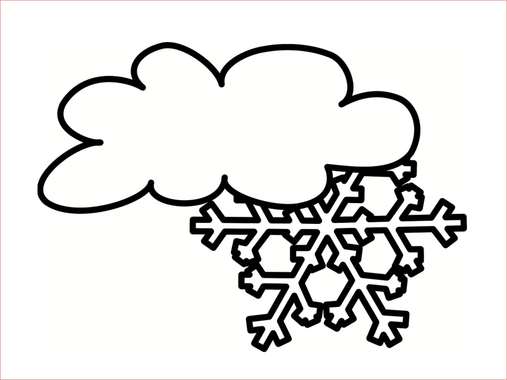 Coloriage Nuage Nouveau Coloriage Nuage Pluie