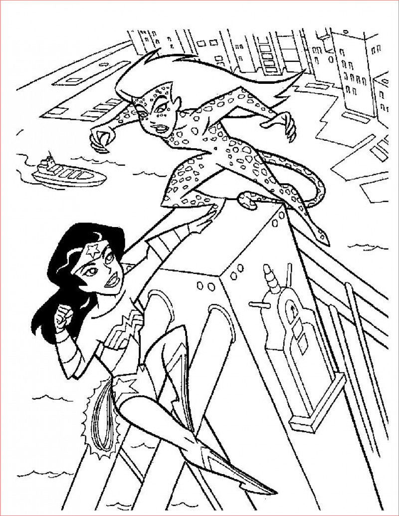 Wonder Woman Coloriage Nice Coloriage Wonder Woman 5