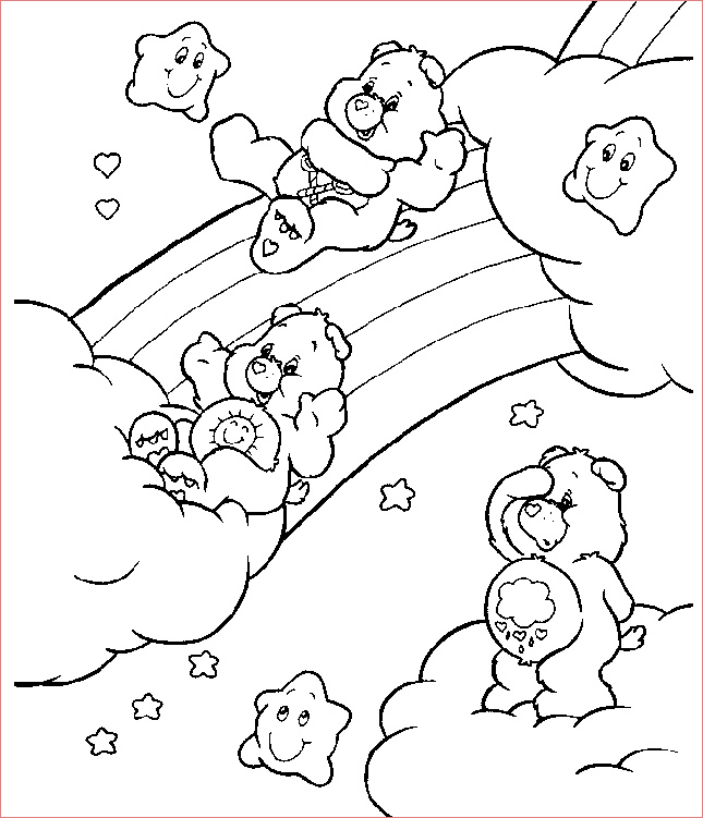 coloriage bisounours gulli