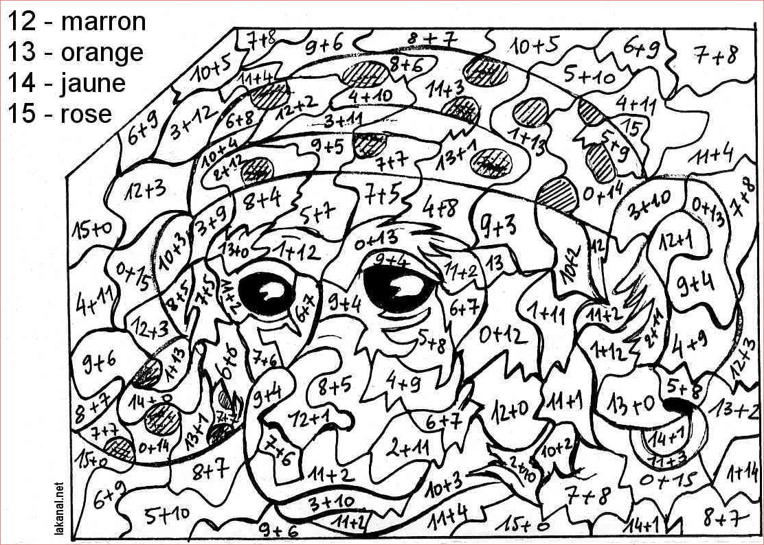Coloriage Magique Multiplication Cm1 Nice Dessin Magique Table Multiplication 6