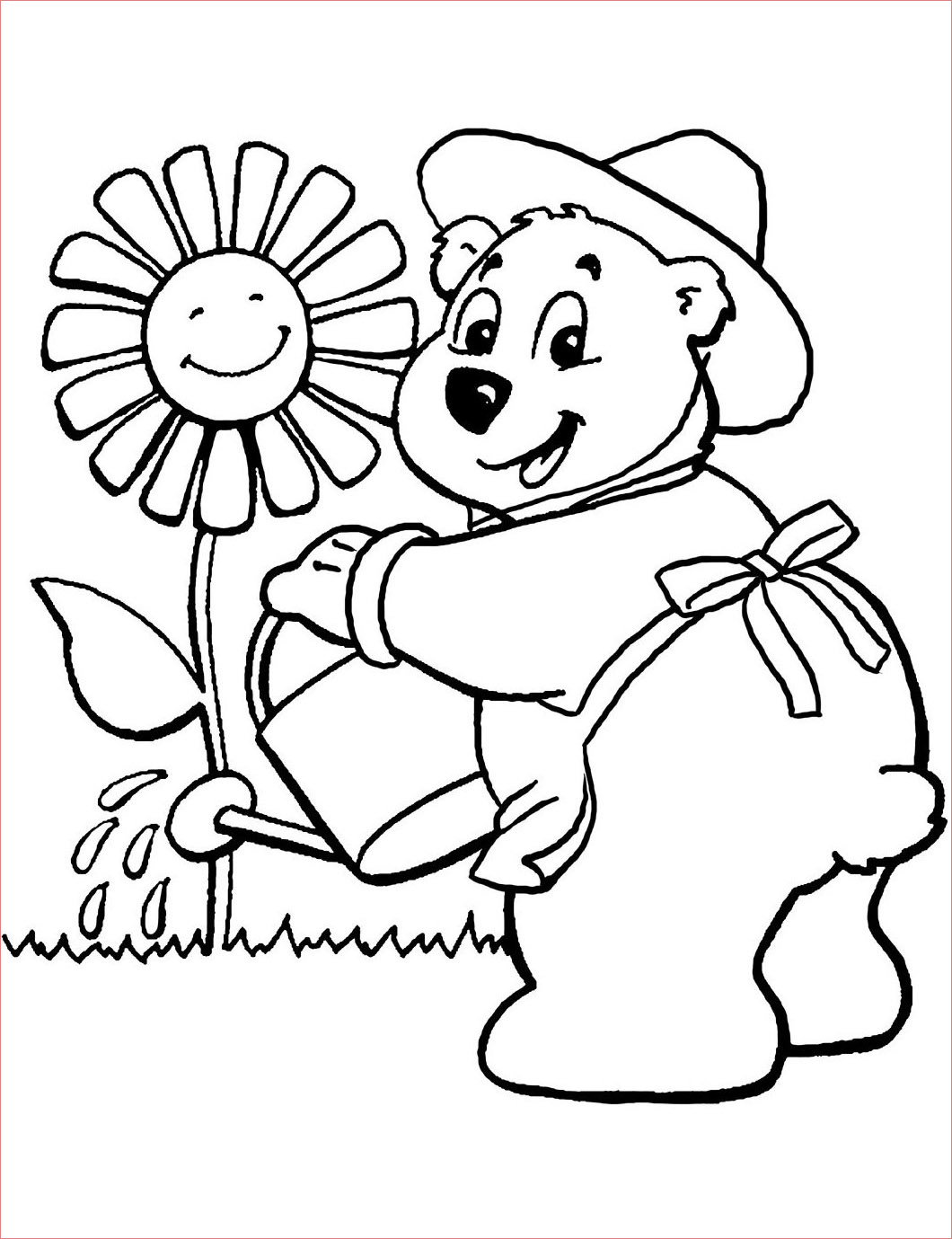 image=bears Coloring for kids bears 1