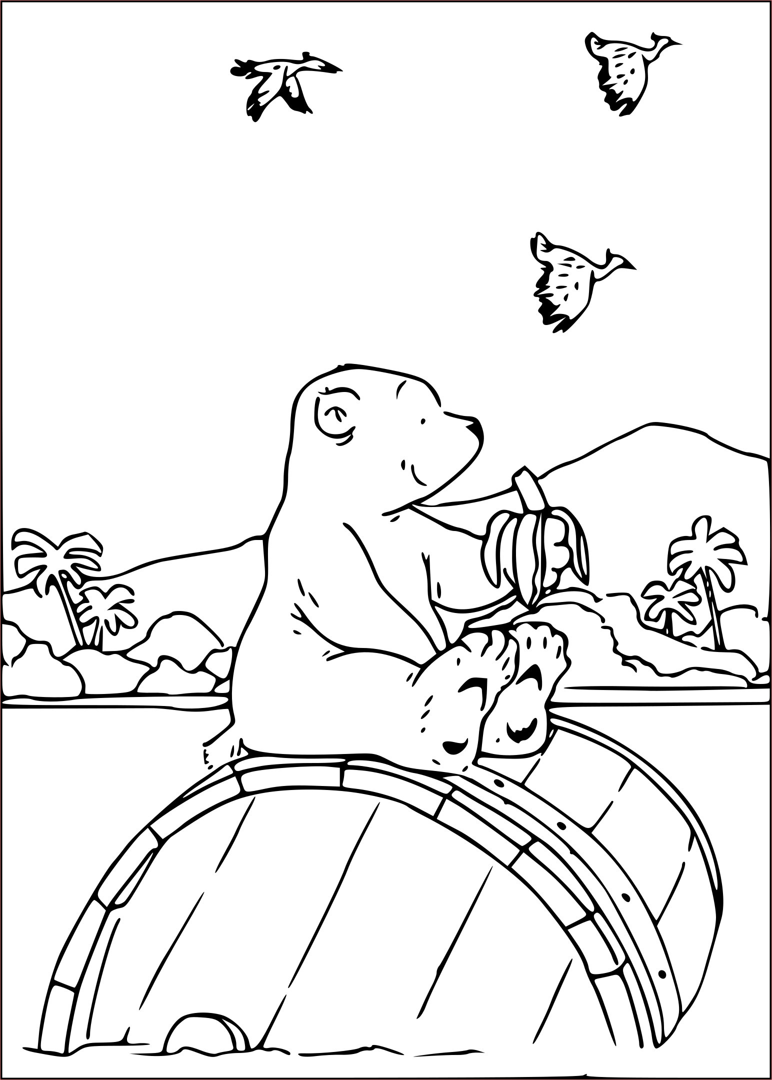10 coloriage d ours polaire imprimer