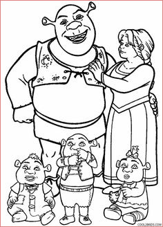 Coloriage Shrek Unique Coloriage Dessins Shrek 36 Coloriages