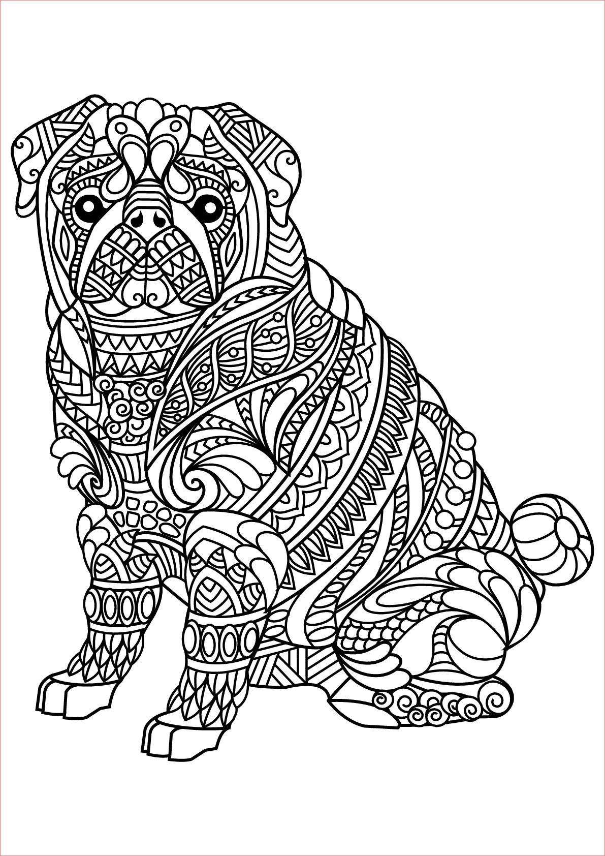 image=chiens coloriage livre gratuit chien bulldog 1