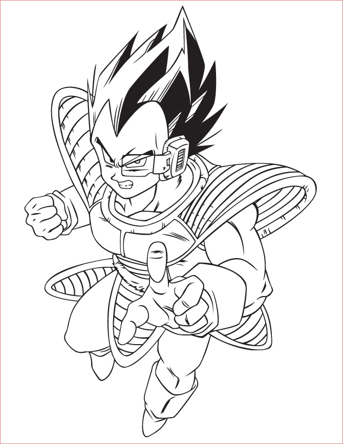 dragon ball z majin ve a coloring pages