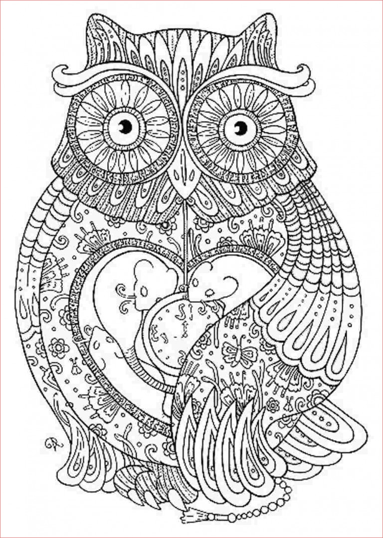 coloring pages marvelous colorings hard animals for adults in hard coloring pages owl