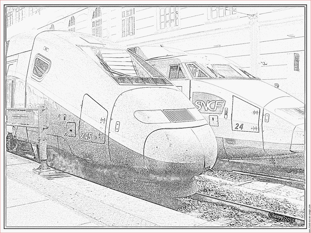 Coloriage Tgv Nice Nouveau Coloriage De Train A Imprimer