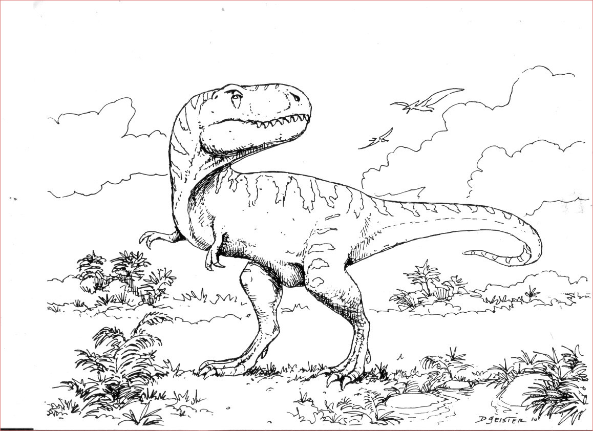 dessin de t rex a imprimer 5